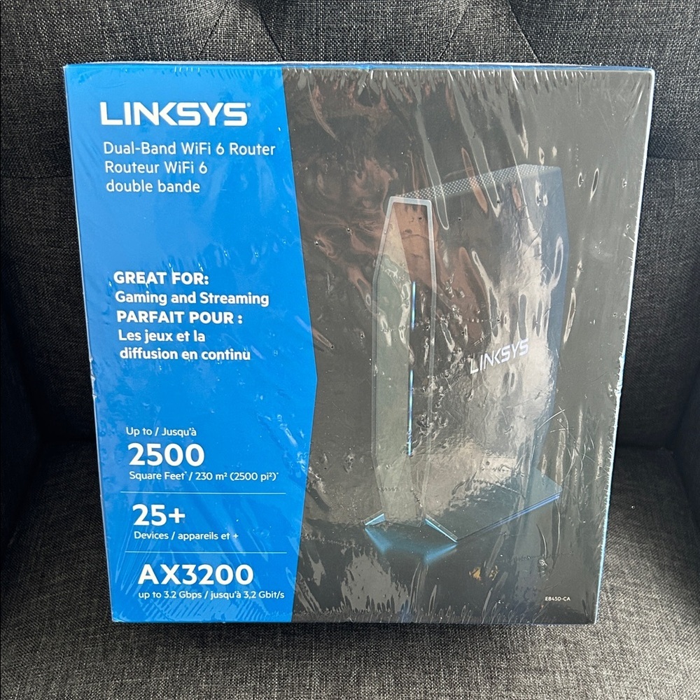 NEW 🆕 Sealed Linksys AX3200 Dual-Band Router WiFi 6 up to 3.2 Gbps Gaming